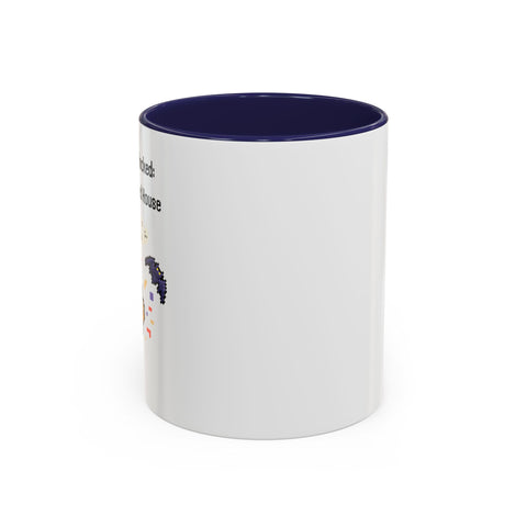 'Achievement Unlocked: Survived A Haunted House' Accent Coffee Mug