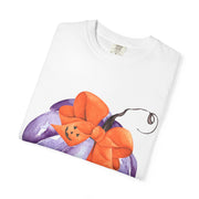 Purple Pumpkin Wrapped In A Bow Unisex T-Shirt
