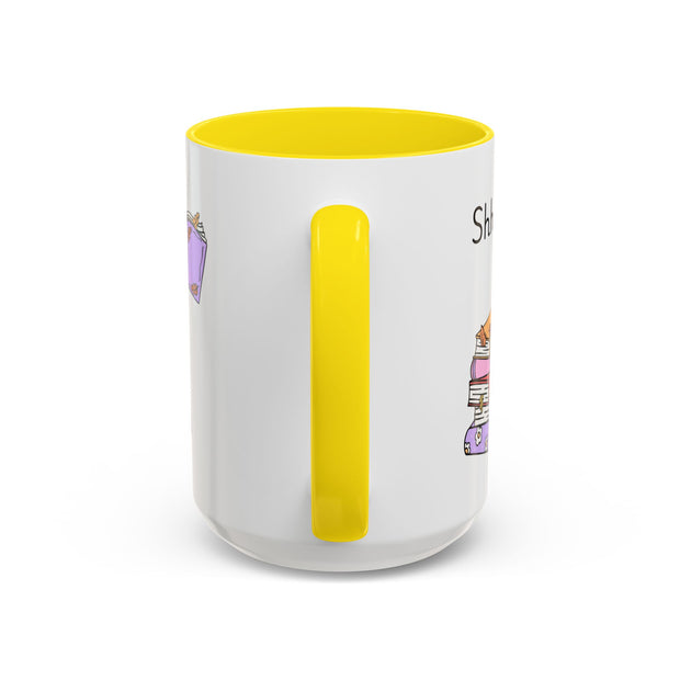 'Shhh...I'm Plotting' Accent Coffee Mug