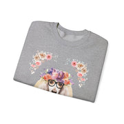Geeky Goddess French Poodle Unisex Crewneck Sweatshirt