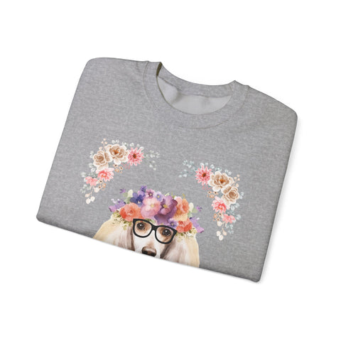 Geeky Goddess French Poodle Unisex Crewneck Sweatshirt
