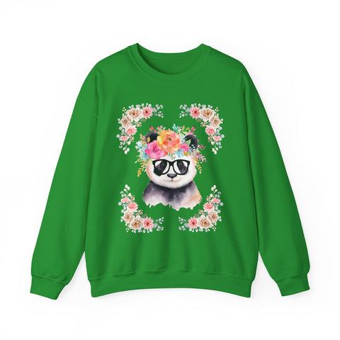 Geeky Goddess Panda Unisex Crewneck Sweatshirt