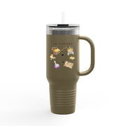 'Side Quest Queen' Insulated Travel Mug, 40oz