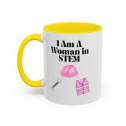 'I Am A Woman In STEM' Engineer Accent Coffee Mug