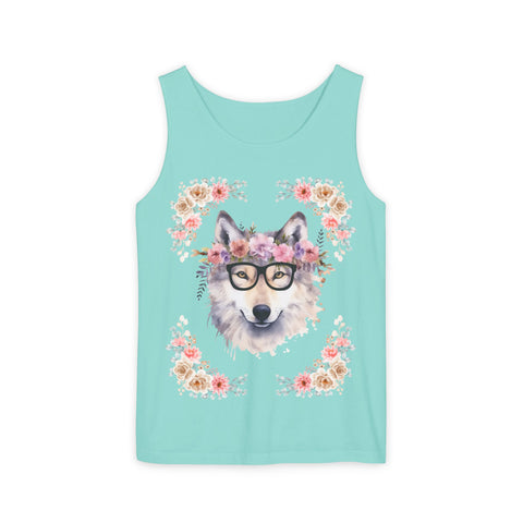 Geeky Goddess Wolf Unisex Tank Top
