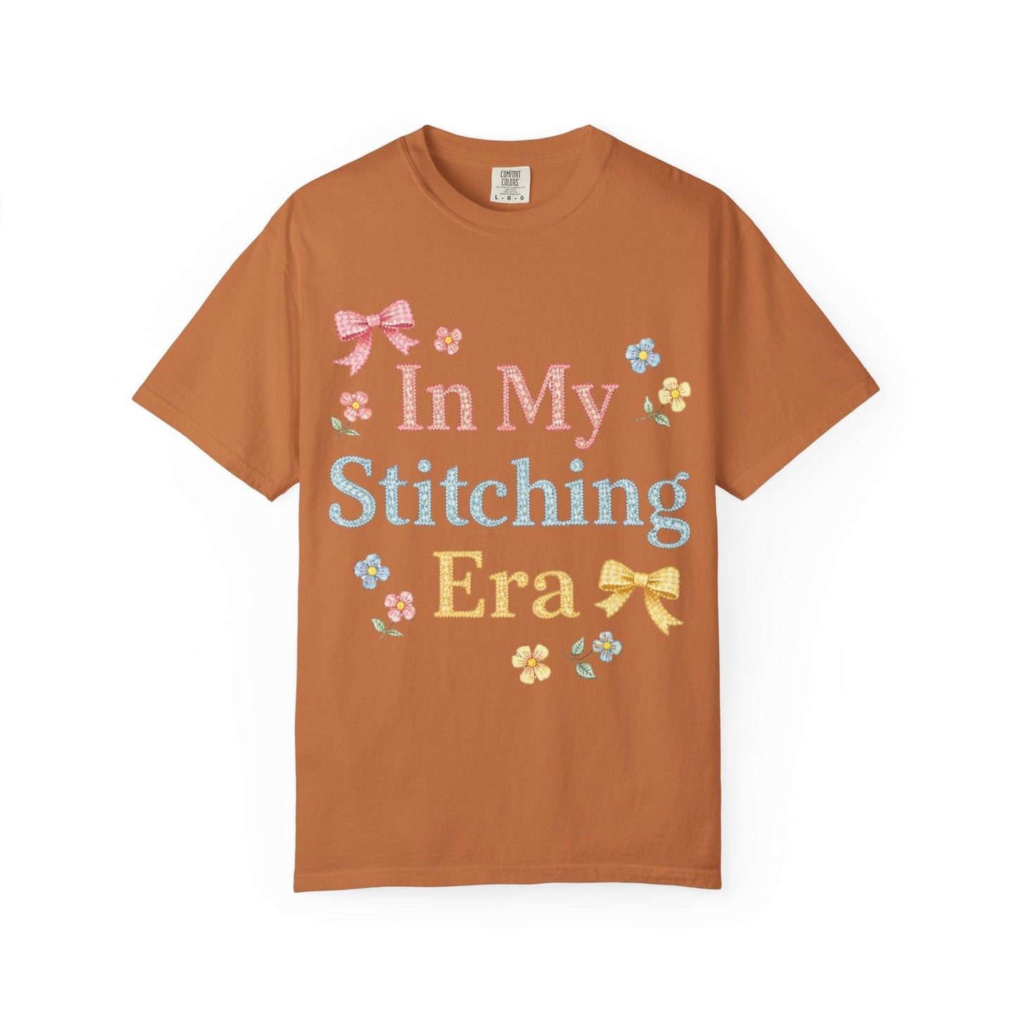 In My Stitching Era T-Shirt | Vintage Embroidery Theme