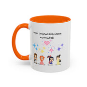 'Main Character Mode: Activated' Accent Coffee Mug