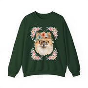 Geeky Goddess Pomeranian Unisex Crewneck Sweatshirt