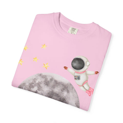 Astronaut Flying To The Moon Unisex T-Shirt