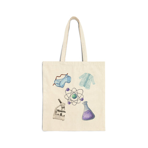 Lab Life Cotton Canvas Tote Bag