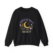 Harvest Moon Society Crewneck Sweatshirt, Cozy Autumn Sweatshirt, Unisex Fall Apparel, Moon Phase Gift, Seasonal Fashion
