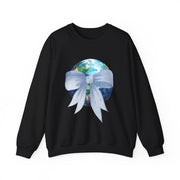 Earth Wrapped In A Bow Unisex Crewneck Sweatshirt