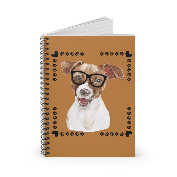 Geeky Good Jack Russell Spiral Notebook