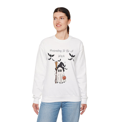 'Pretending To Be A Witch' Unisex Crewneck Sweatshirt