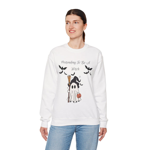 'Pretending To Be A Witch' Unisex Crewneck Sweatshirt