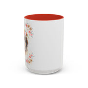 Geeky Goddess Saint Bernard Accent Coffee Mug