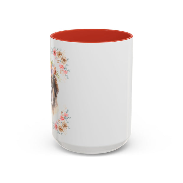 Geeky Goddess Saint Bernard Accent Coffee Mug
