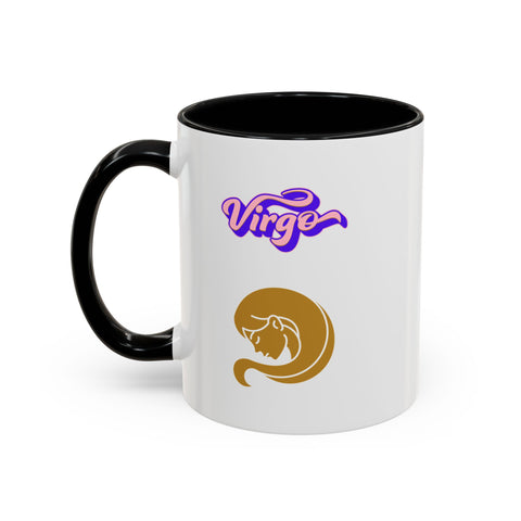 'Virgo' Zodiac Accent Coffee Mug