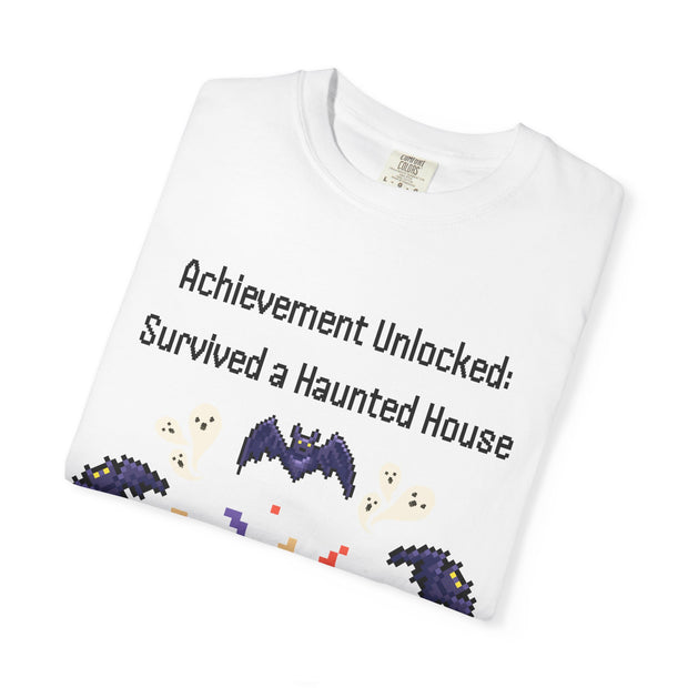 'Achievement Unlocked Haunted House' Unisex T-Shirt