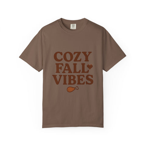 Cozy Fall Vibes T-shirt, Autumn Style Tee, Unisex Shirt for Casual Wear, Thanksgiving Apparel, Comfortable Everyday Outfits
