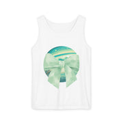 Green Planet Wrapped In Bow Unisex Tank Top