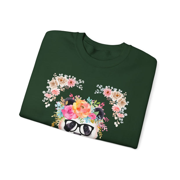 Geeky Goddess Panda Unisex Crewneck Sweatshirt