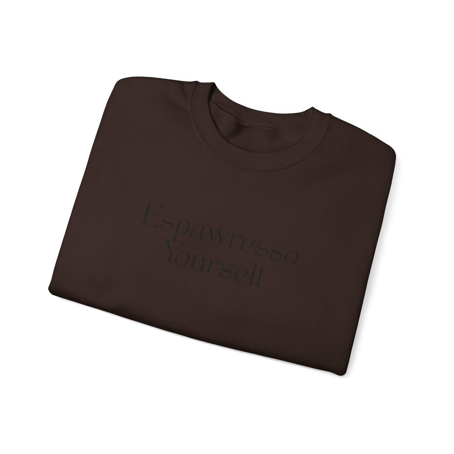 'Espawresso Yourself' French Bulldog Unisex Crewneck Sweatshirt