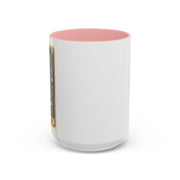 'The Bookworm' Tarot Card Accent Coffee Mug