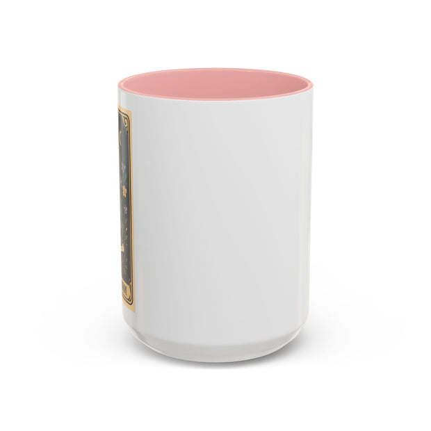 'The Bookworm' Tarot Card Accent Coffee Mug