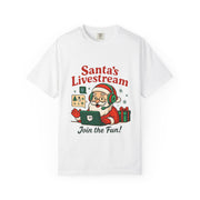 'Santa Livestream: Join the Fun! ' T-Shirt