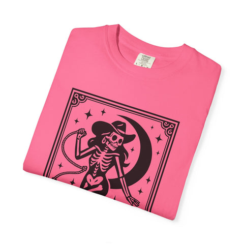 Cowgirl Skeleton Tarot Card Unisex T-Shirt