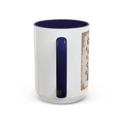 Cat and Book Lover's Accent Coffee Mug