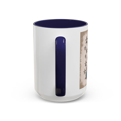 Cat and Book Lover's Accent Coffee Mug