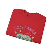 Cozy Gamer Sweatshirt, Unisex Crewneck, Gaming Gift, Comfortable Outfit, Video Game Apparel, Casual Style