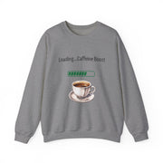 'Loading...Caffeine Boost' Unisex Crewneck Sweatshirt