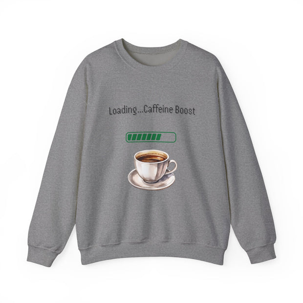 'Loading...Caffeine Boost' Unisex Crewneck Sweatshirt