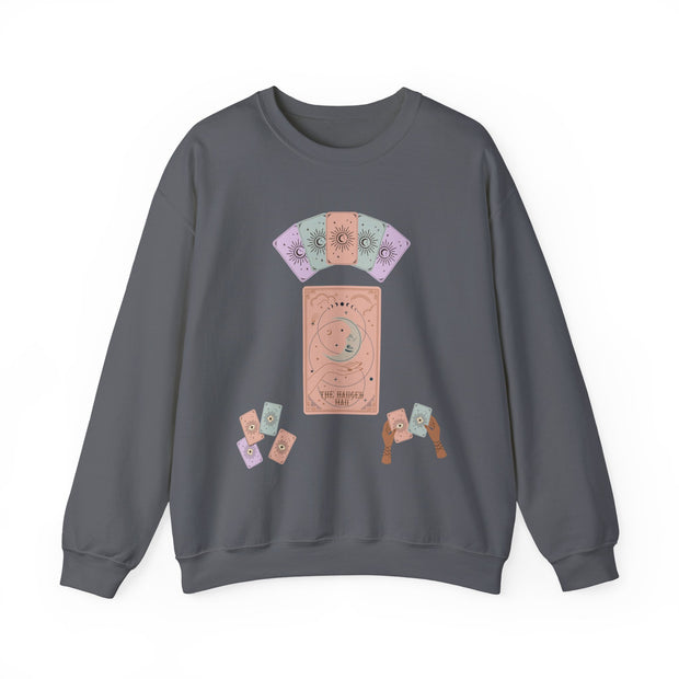 'The Hanged Man' Tarot Card Unisex Crewneck Sweatshirt