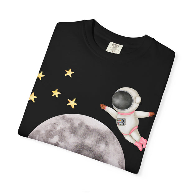 Astronaut Flying To The Moon Unisex T-Shirt