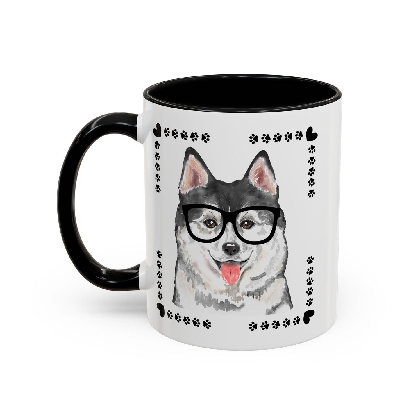 Geeky Good Siberian Husky Accent Coffee Mug