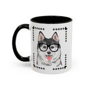 Geeky Good Siberian Husky Accent Coffee Mug
