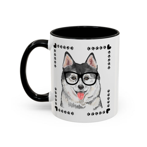 Geeky Good Siberian Husky Accent Coffee Mug