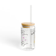 'Geeky & Engaged AF' Sipper Glass