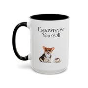 'Espawresso Yourself' Corgi Accent Coffee Mug
