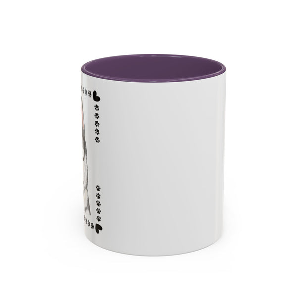 Geeky Good Siberian Husky Accent Coffee Mug
