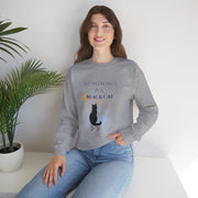 'My Patronus Is A Black Cat' Unisex Crewneck Sweatshirt