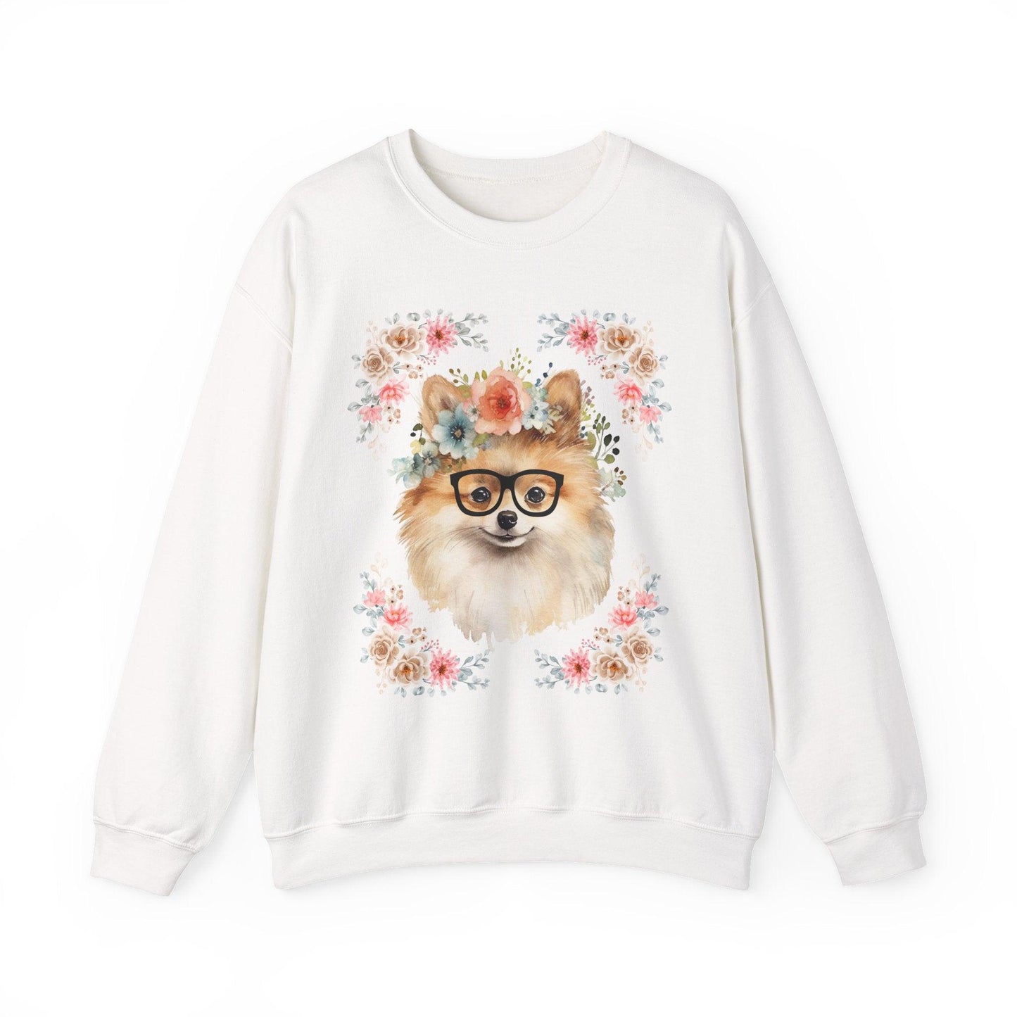 Geeky Goddess Pomeranian Unisex Crewneck Sweatshirt