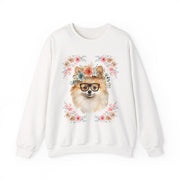 Geeky Goddess Pomeranian Unisex Crewneck Sweatshirt