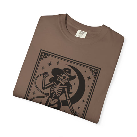 Cowgirl Skeleton Tarot Card Unisex T-Shirt