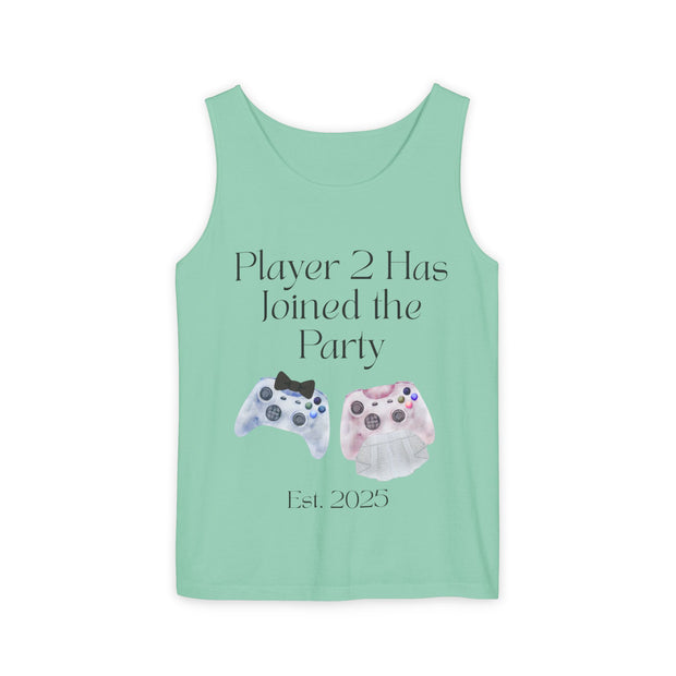 'Player 2 Has Joined the Party' 'Est. 2025' Unisex Tank Top