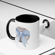Moon Wrapped In A Bow Accent Coffee Mug